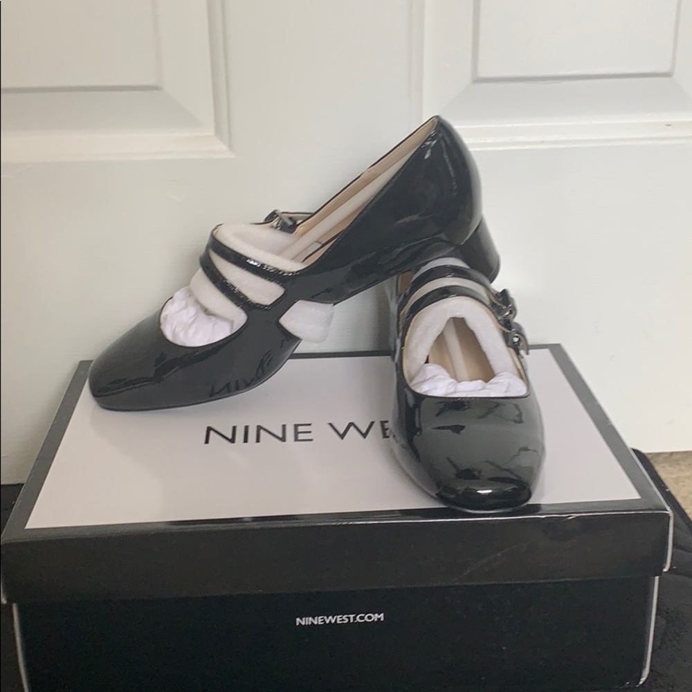 Nine West patented leather heels